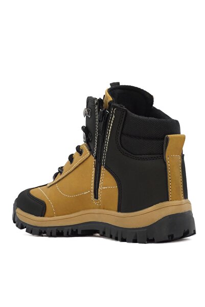 LETAO Erkek Çocuk Soğuga Dayanıklı Fermuarlı Termal Astar Taba Crazy Trekking Bot