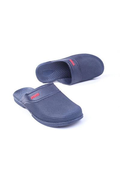 GEZER 10261 Papuci pentru bărbați, cu față închisă, anti-alunecare, Eva Hospital, pentru baie, pentru balcon