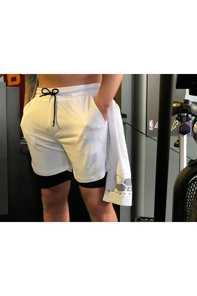 MOOLY Unisex Running And Training Sports Shorts 2 In 1