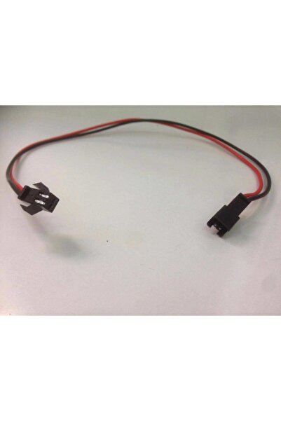 Fortor Siyah Soket 2 Pin Kablolu Küçük Erkek Dişi 100 Adet