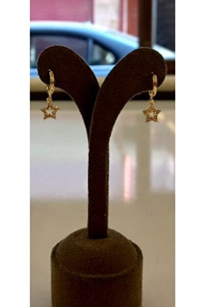 Generic Brand Star Model Zircon Stone Earrings