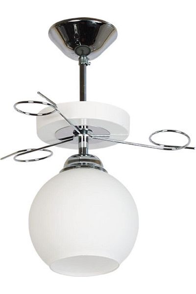 Uçar Diamond Single White Chandelier