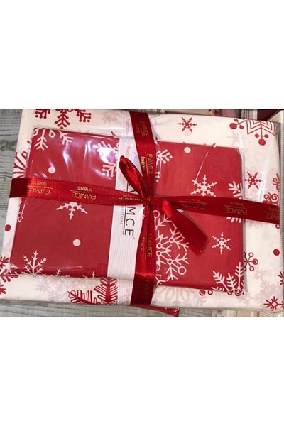 ipek home living -New Year Concept Red Double Duvet Cover Set