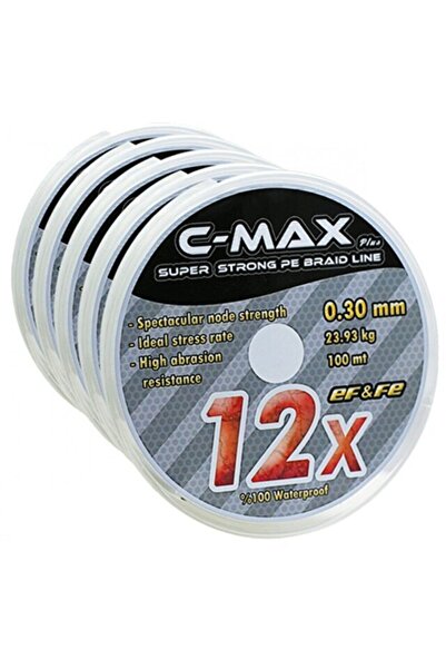 EFFE C-max Plus 12 Kat 100m Gri Örgü Ip Misina