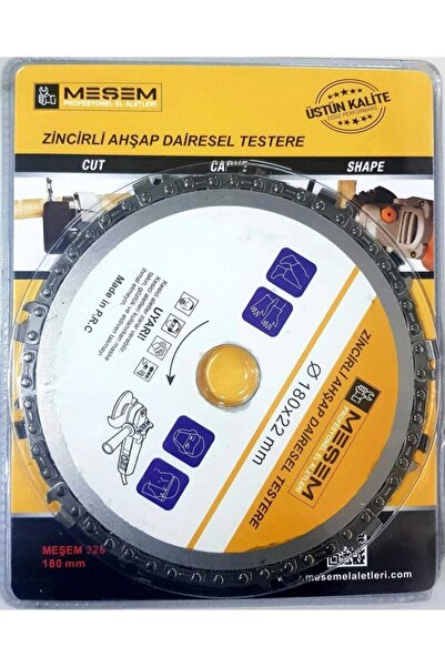 Meşem Mesem Tools Zincirli Ahşap Dairesel Testere 180x22mm