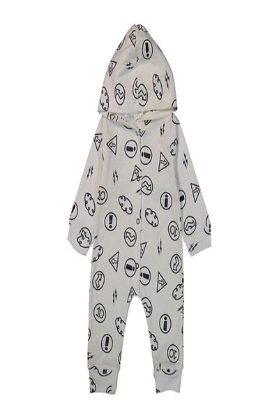 Melish Bebe Traffic Pattern Hooded Jumpsuit