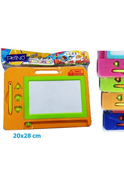 Genel Markalar Manyetik Mıknatıslı Çocuk Yazı Tahtası Turuncu Renk