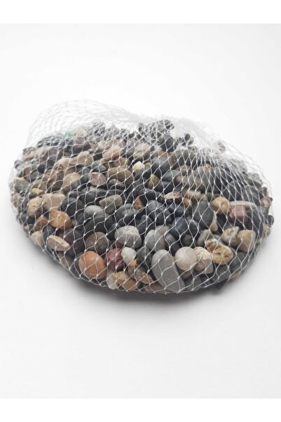 betüşce Dekoratif Doğal Renkte Ince (5-10mm) Çakıl Taşı 350 Gr