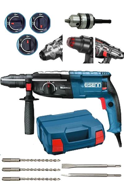 Eisenn Germany Technology Kofann 6.2 Joule Sds Plus Gbh 3-.26 Kırıcı Delici +...