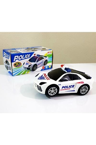 Numaca Oyuncak Pilli Polis Arabası 3d Işıklı Ve Siren Sesli