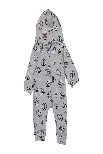 Melish Bebe Traffic Pattern Hooded Jumpsuit