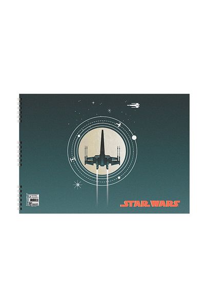KESKİN COLOR كتاب صور حلزوني ذو 15 ورقة من Star Wars مقاس 25x35 (300215-07)