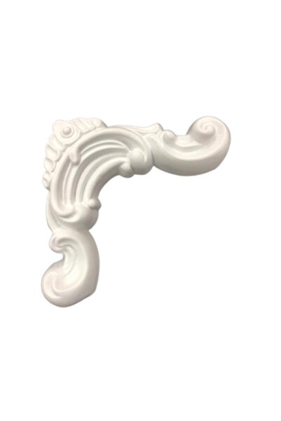 DECOGOLD Decozza Boyanabilir Çıta Köşe Motifi 2,5 Cm Çıta Uyumlu4 Lü Paket