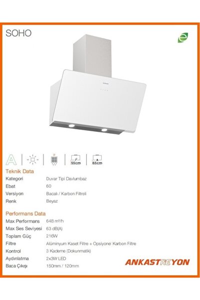 Silverline Beyaz Cam Ankastre Set