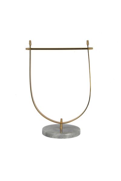 marandmore Γκρι μαρμάρινη θήκη για πετσέτες χεριών