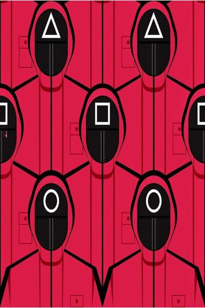 hediyeniburadabul Hbb Squid Game Design Tablou din lemn