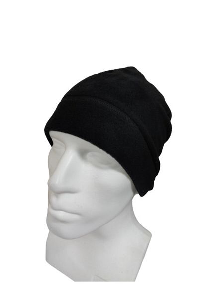 PAKER GİYİM Unisex Black Thermal Fleece Beanie