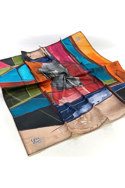 Levidor Γυναικείο κασκόλ από πολυεστέρα Twill 12831