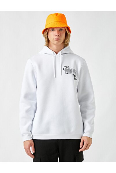 Koton Kapuzensweatshirt mit Tokyo-Print