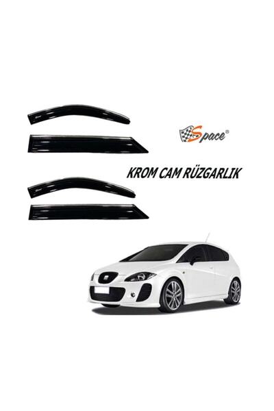 Space Parbriz cromat 1.2mm Seat Leon 2004-2010 4 bucăți / Caru451