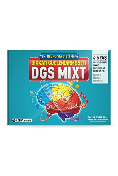 Adeda Yayınları DGS Mixt - Dikkati Güçlendirme Seti 4-5 Yaş / Osman Abalı / A...