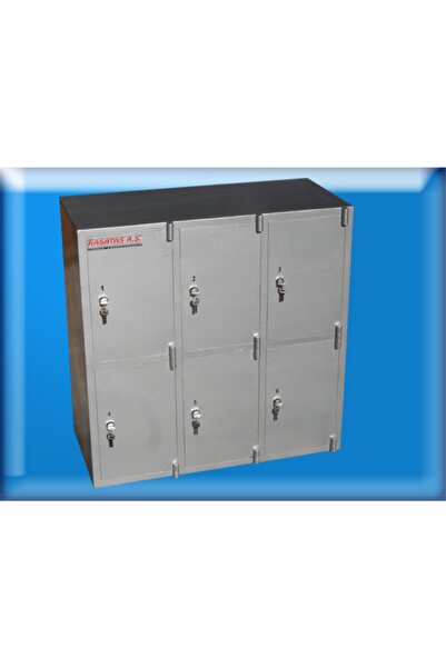 ÇELİK KASA DÜNYASI 6 Gözlü Ayakkabılık Raflı Muş Yetiştirme Yurdu Müdürlüğü T...