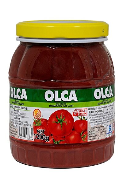 Olca Domates Salçası 1600 gr Az Tuzlu