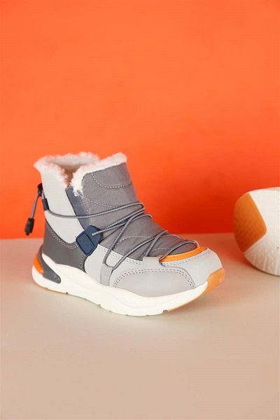 Vicco Pablo Unisex Παιδικές γκρι μπότες