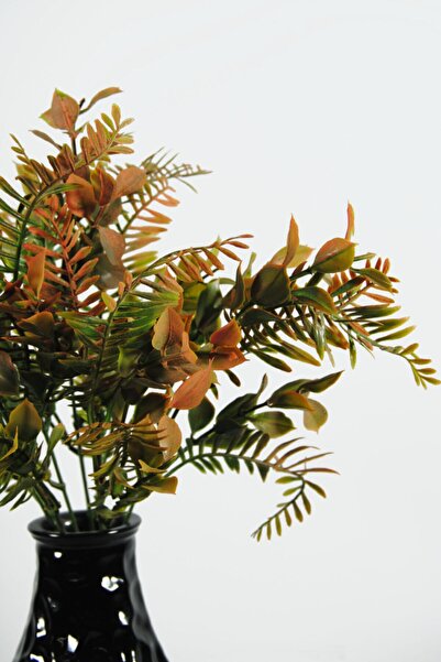 Lilac Home Yapay Çiçek Turuncu - Yeşil Aşk Merdiveni Detaylı Ara Malzeme