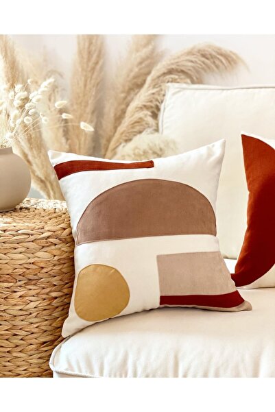 Hestia Home Carcasă Cu Motiv Geometric Colorat 40x40 Cm