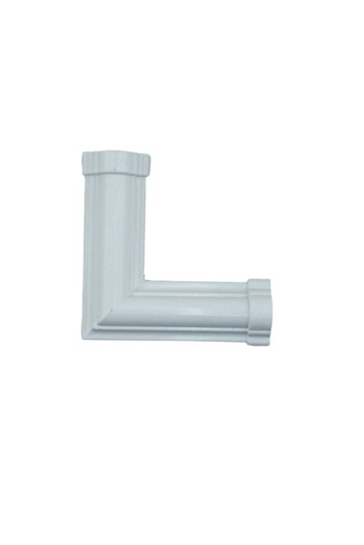 DECOZZA Beyaz 4 Cm Çıta Uyumlu Dekoratif L Köşe