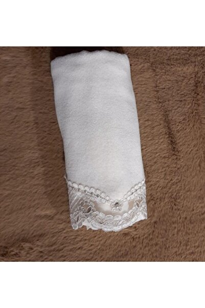 Özdilek Fulya Krem Havlu Güpürlü 50x90