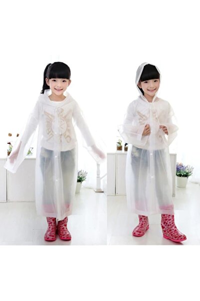 eleven market Eva White Practical Trend Παιδικό αδιάβροχο Unisex 8- 12 ετών