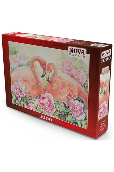 Nova Puzzle Nova 41104 Two Lovers Flamingo Puzzle - 1000 Pieces