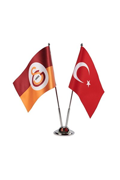 Galatasaray Çiftli Masa Bayrağı U191238