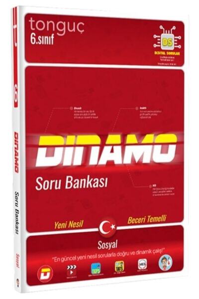 Tonguç Yayınları 6. Sınıf Dinamo Sosyal Bilgiler Soru Bankası