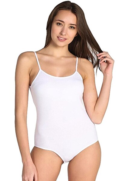 Hepsine Rakip Дамски боди от 3 части с въжени тиранти и кукички, памук, удобен