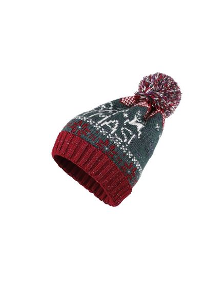 Fonem Unisex Christmas Beret Fo 2030 Green