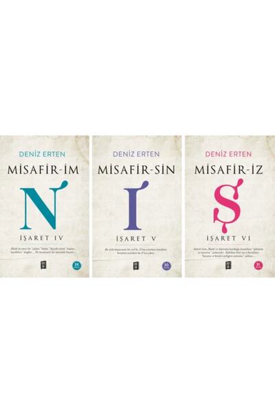 Mona Kitap Deniz Erten Uyanış Işaret Serisi 4. 5. 6. Kitaplar Set - Misafirim - Misafirsin - Misafiriz