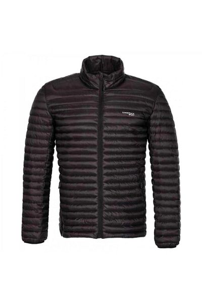 lumberjack Ανδρικό παλτό γυαλιστερό μαύρο 101044989   Perry Coat Μαύρο Ανδρικό Παλτό