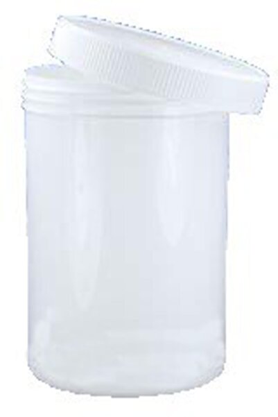 Plazma Kapaklı Plastik Kavanoz 150gr