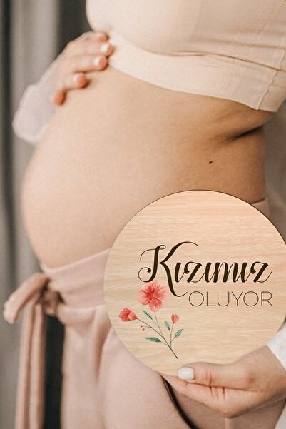 Enjoymydesign We're Having a Daughter Pregnant Photo Shoot Memory Card Pregna...