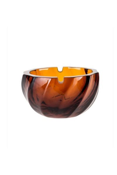 Paşabahçe Amber Glass Ashtray 10.5cm