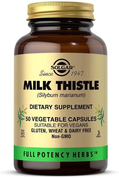 Solgar Milk Thistle 100 Mg 50 Capsules