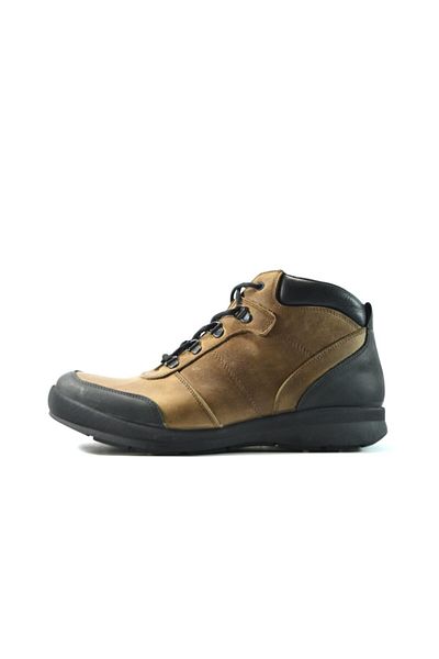 KOMCERO 4466 Ανδρικές μπότες casual από γνήσιο δέρμα Olive