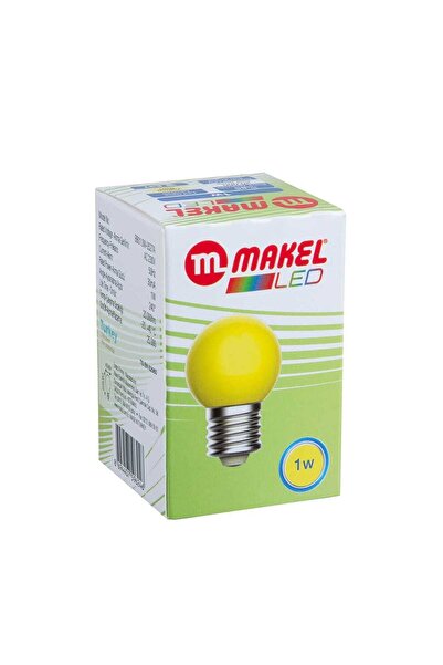 MAKEL 1w Led Gece Lambası Sarı
