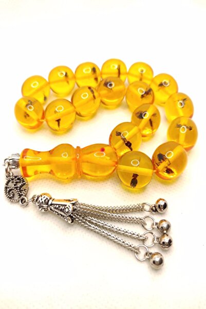 TesbihART Karınca Fosilli 17,lik Iri Efe Tesbih