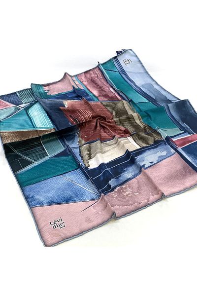 Levidor Γυναικείο κασκόλ από πολυεστέρα Twill 12831