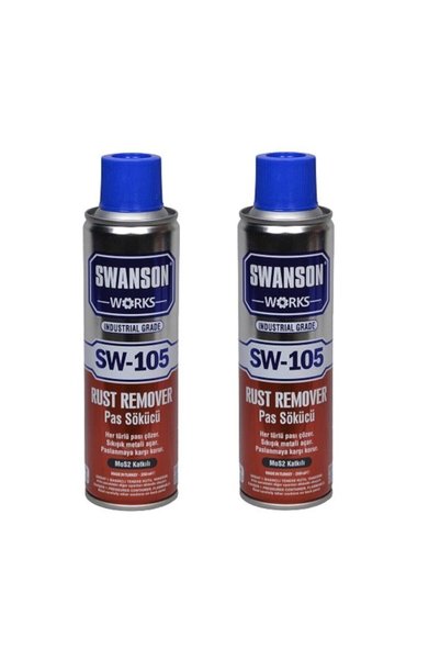 SWANSON WORKS Pas Sökücü 250 Ml 2 Li Ekonomik Paket