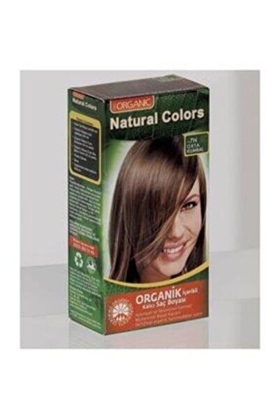 Organic Natural Colors Orta Kumral Organik Saç Boyası